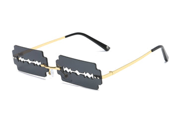 Gold Frame Gray Lens