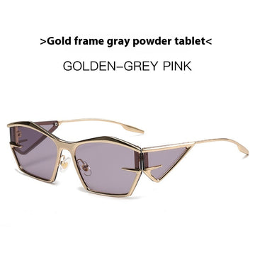 Gold Frame Purple Lens